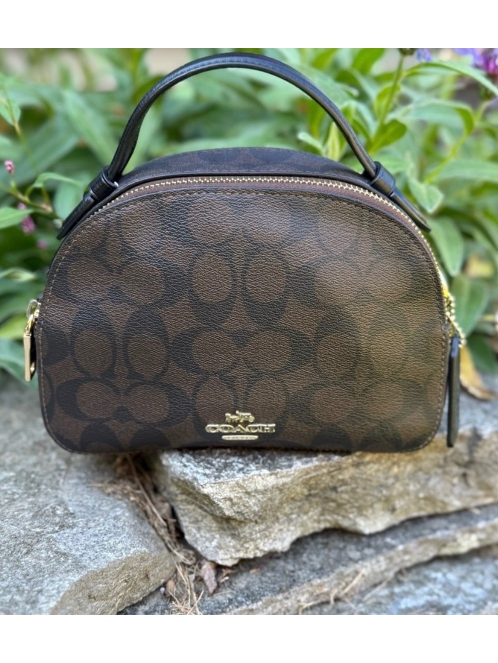 Coach Serena Satchel in Signature Canvas